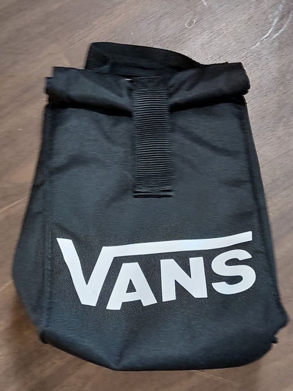 Vans Lunch Sack Bag Black Canvas Insulated Classic Logo